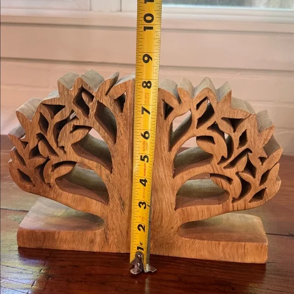 Wooden Tree Bookends - Picture 10 of 10